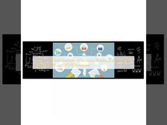 MTHGH 65 Inch Intelligent Electronic Blackboard Dukungan Multi-User Dengan I3/I5/I7/I9 Prosesor