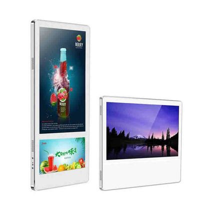 kualitas  Indoor Elevator Media Wall Mounted Digital Advertising Screen For Customizable Advertising Display pabrik