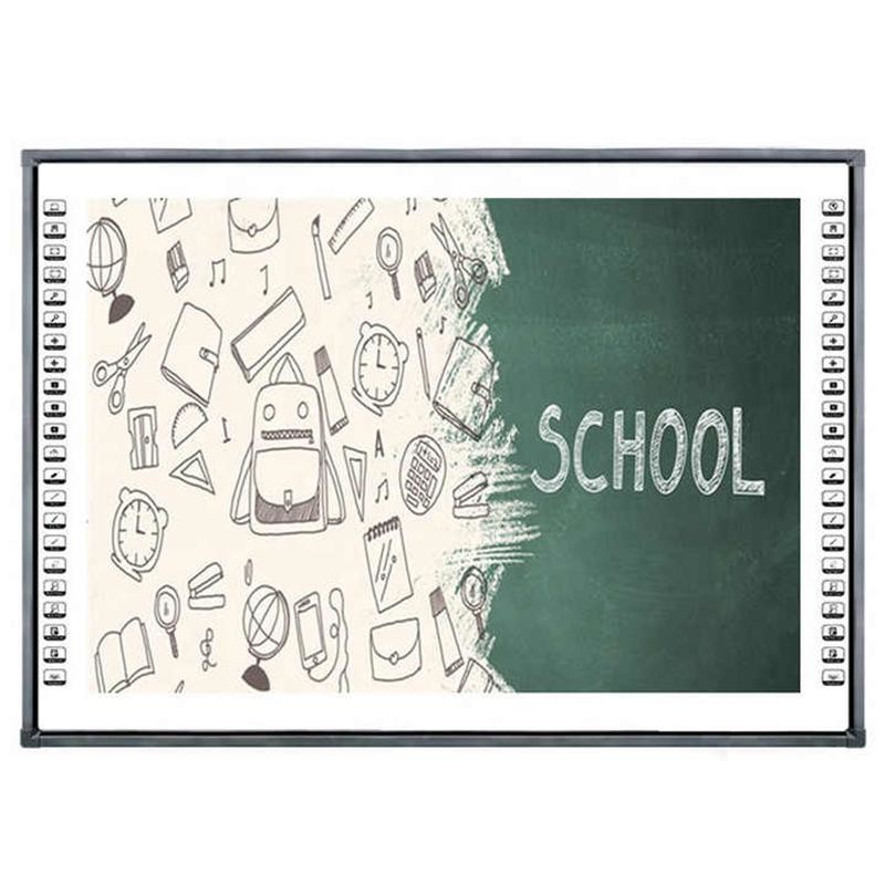 86 Inch 10 Point Interactive Whiteboard Untuk Ruang Kelas Ruang Konferensi 32768*32768 Resolusi Sentuh
