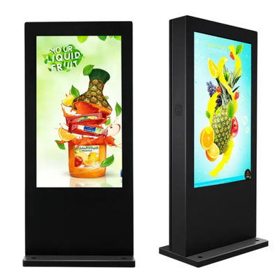 LCD Iklan Digital Signage Board Outdoor IP65 tahan debu tahan air