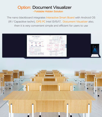 Disesuaikan 75 Inch Small Smart Digital Blackboard Magnetic Elektronik Blackboard