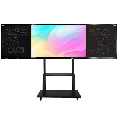 75 Inch LED Smart Blackboard Untuk Sekolah Interaktif 350 Cd/m2