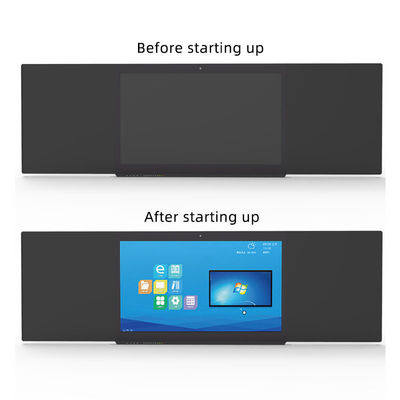 86 Inch Interaktif Smart Black Board LED Digital Chalk Board Untuk Kelas