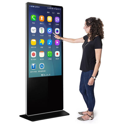 Layar Lcd Reklame Interaktif, Digital Signage Kiosk berdiri sendiri