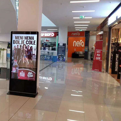 Multipurpose Lantai Standing Digital Signage Dengan Konektivitas Bluetooth OEM