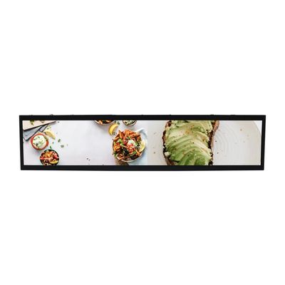 65 Inch Bar LCD Display Panel Wall Mounted Untuk Tempat Umum