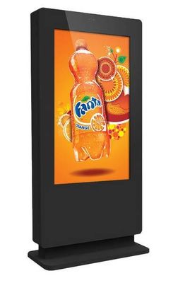 OEM Waterproof Outdoor Digital Signage Touchscreen Dengan Multi Bahasa