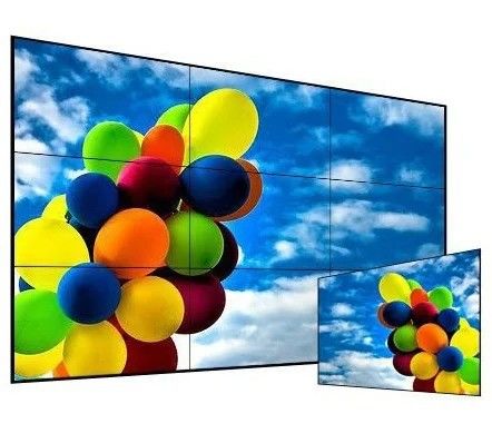 Panel LCD Video Display yang dipasang di dinding Gamut Warna Luas Multifungsi