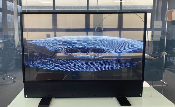 Full Color Transparent OLED Touch Screen Wide Viewing Angle Definisi tinggi