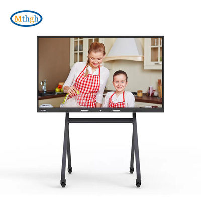 4K layar sentuh interaktif Whiteboard 75 Inch Smart Board untuk dalam ruangan