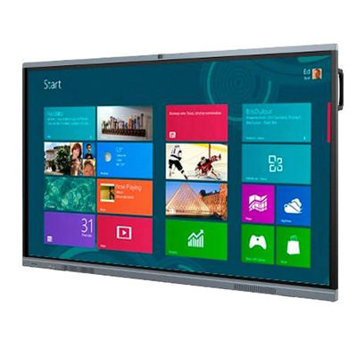 4K layar sentuh interaktif Whiteboard 75 Inch Smart Board untuk dalam ruangan