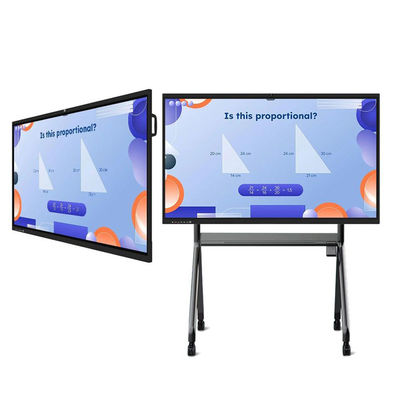 4K 55 Inch LED Interaktif Whiteboard 3840X2160 Dengan Panel Tipe