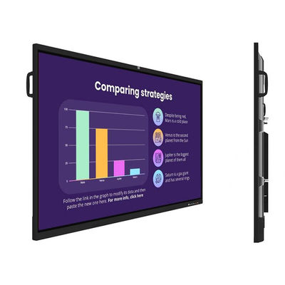 4K 55 Inch LED Interaktif Whiteboard 3840X2160 Dengan Panel Tipe