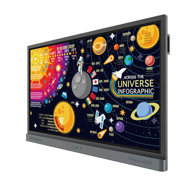 4k Interaktif Elektronik Whiteboard 75 Inch Untuk Ruang Konferensi