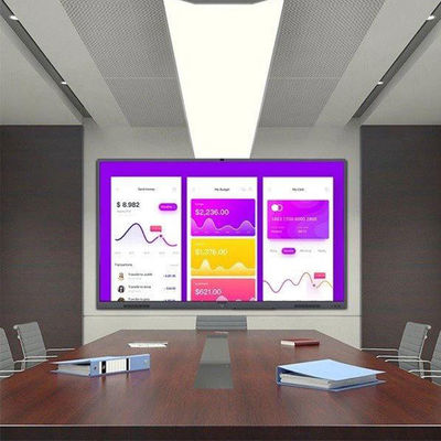 98 Inch Interactive Touch Screen Multi Fungsi Versi Putih