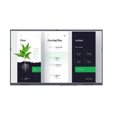4K Elektronik Interaktif Touch Screen Whiteboard Untuk Pendidikan Kantor Pelatihan