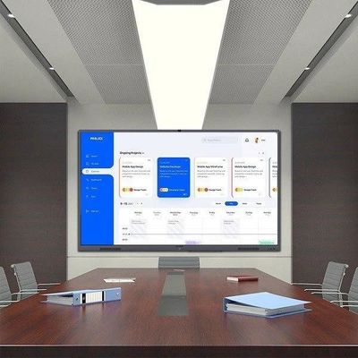 4K Elektronik Interaktif Touch Screen Whiteboard Untuk Pendidikan Kantor Pelatihan