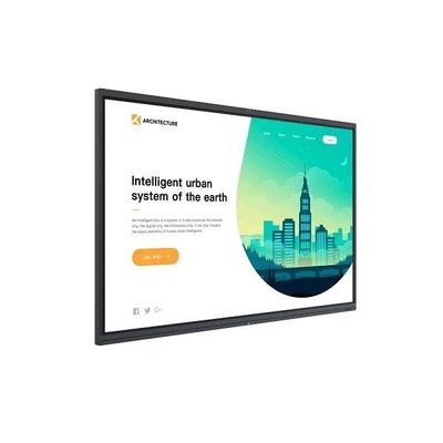 86 Inch 4k Interactive Touch Screen Whiteboard Papan Pengajaran Bahasa Inggris