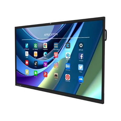 Papan tulis layar sentuh interaktif 65 inci 3USB Type-c