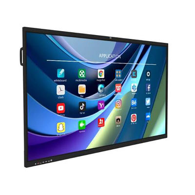 Papan tulis layar sentuh interaktif 65 inci 3USB Type-c