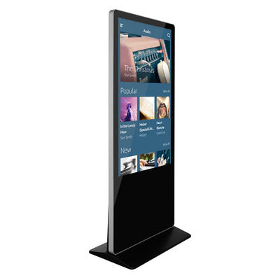 Tanda Digital LCD Standing Indoor Dengan Konektivitas USB WiFi Bluetooth