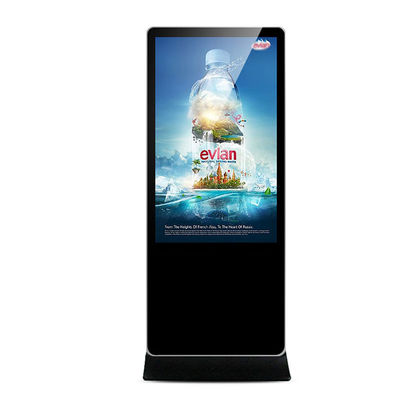 65 inci lantai berdiri digital signage, LCD Panel bebas berdiri digital display OEM