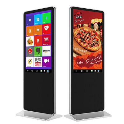 Multipurpose Lantai Standing Digital Signage Dengan Konektivitas Bluetooth OEM