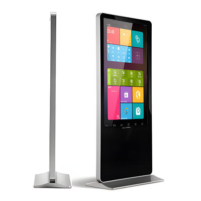 Lantai Indoor Standing Digital Display Dengan 8GB 16GB Storage Capacity