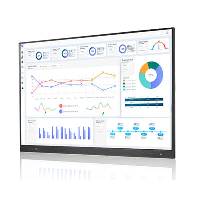 Flat Digital Interactive Touch Screen Whiteboard 55 Inch 3840*2160