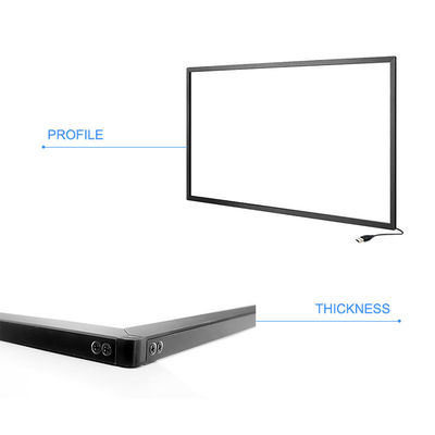DC 5V Infrared Touch Screen Monitor Dengan Komunikasi RS485 RS232