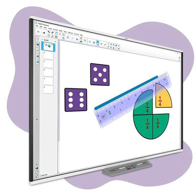 4K 83 Inch Smart Interaktif Whiteboard Untuk Siswa Sekolah