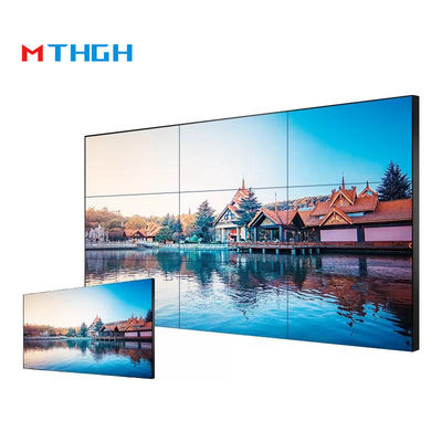 46 inci remote control LCD video wall display panel untuk iklan luar ruangan