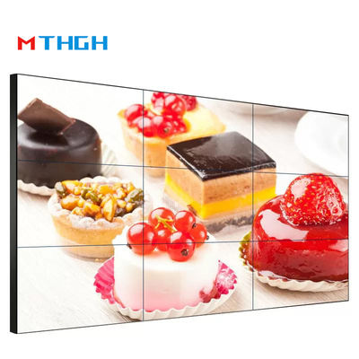 55 inci 4k 8k dinding dipasang iklan video LCD Splicing Screen