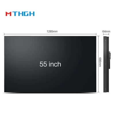 75 Inch Multi Screen Splicing LCD Video Panel Untuk Iklan Komersial