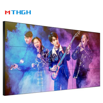 1080P Tinggi 3500:1 Kontras LCD Splicing Screen 55 Inch LCD Video Wall