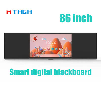 86 Inch Smart Digital Blackboard yang dipasang di dinding didedikasikan untuk pengajaran di kelas