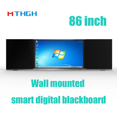 86 Inch Smart Digital Blackboard yang dipasang di dinding didedikasikan untuk pengajaran di kelas