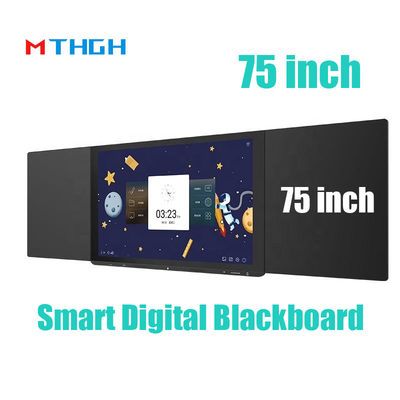 75 Inch Smart Digital Blackboard Elektronik Untuk Pendidikan Sekolah