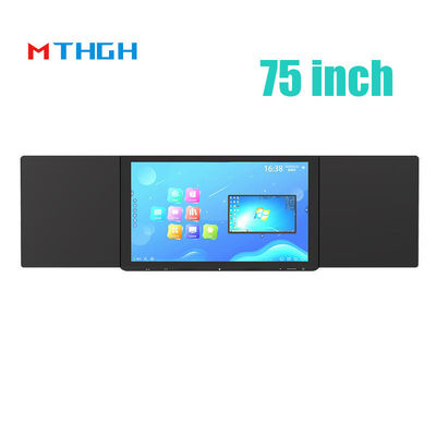 Disesuaikan 75 Inch Small Smart Digital Blackboard Magnetic Elektronik Blackboard
