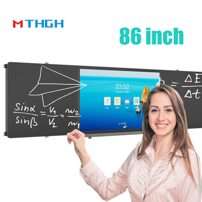 86 Inch Pengajaran Interaktif Digital Blackboard layar yang lebih besar
