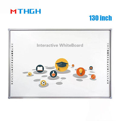 130 Inch Interactive Whiteboard Display Multi Touch Infrared Touch yang cerdas