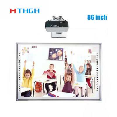 86 Inch 32 Point Infrared Classroom Smart Interactive Whiteboard Untuk Pengajaran Sekolah