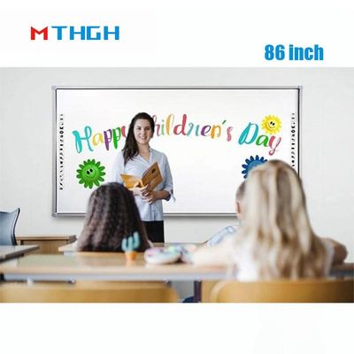 86 Inch 32 Point Infrared Classroom Smart Interactive Whiteboard Untuk Pengajaran Sekolah
