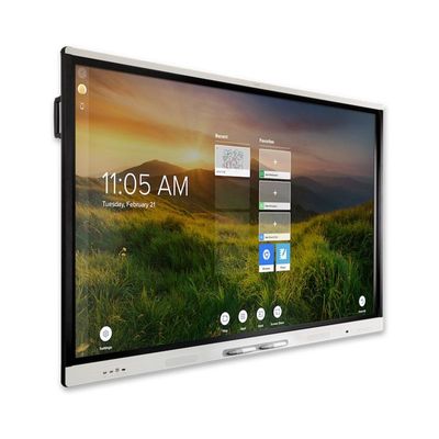 Layar sentuh interaktif 75 inci Whiteboard Rasio kontras tinggi 5000: 1 Sambungkan beberapa layar
