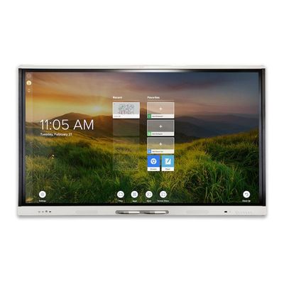 Layar sentuh interaktif 75 inci Whiteboard Rasio kontras tinggi 5000: 1 Sambungkan beberapa layar
