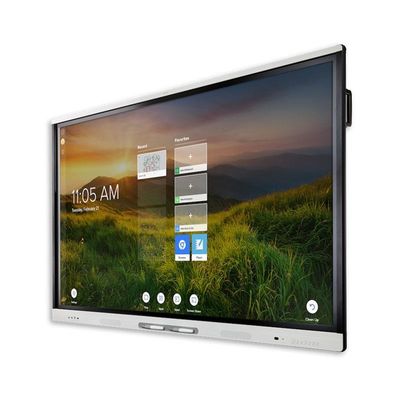 Layar sentuh interaktif 75 inci Whiteboard Rasio kontras tinggi 5000: 1 Sambungkan beberapa layar