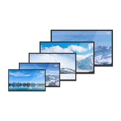 65 Inch Black Frame Interaktif Touch Screen Whiteboard Dengan Speaker 1x10W