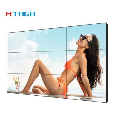 46 Inch 72% Color Gamut ADS Panel LCD Video Wall Screen Dengan 3.5mm Seams