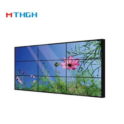 55 Inch Brightness 500cd/m2 LCD Splicing Screen 1200:1 Rasio Kontras 3.5mm Seams