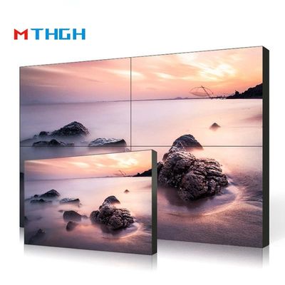 75 Inci Resolusi Tinggi LCD Video Wall 72% Color Gamut Tampilan Tembok Dipasang / Disematkan